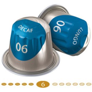 کپسول قهوه جاکوبز مدل دکافئین لانگو Decaffeinato Lungo (10 عددی)