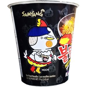 نودل نیمه آماده لیوانی با طعم مرغ داغ سامیانگ