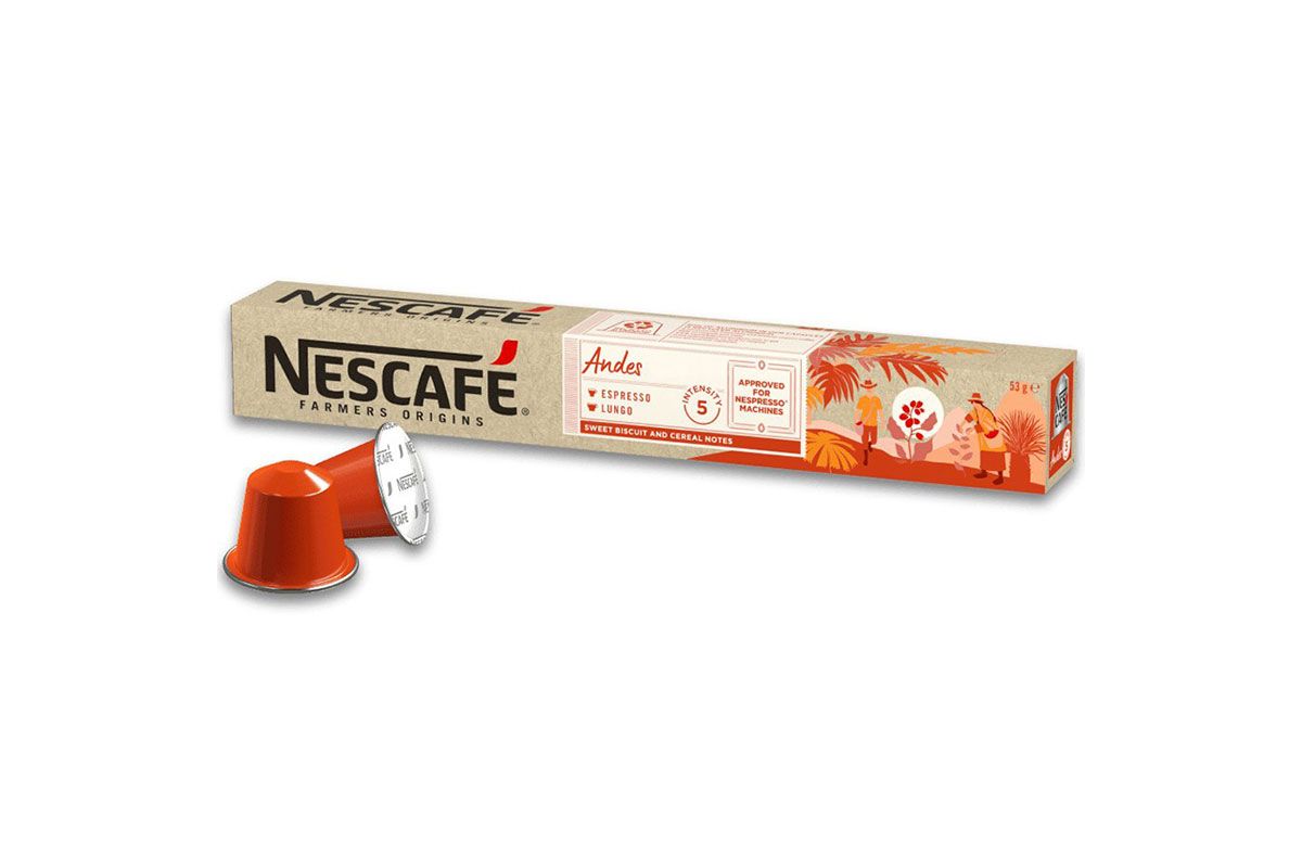 کپسول قهوه نسکافه اندس لونگو Nescafe Andes Lungo