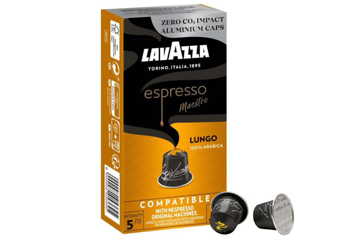 کپسول قهوه آلومینیومی لاوازا مدل Espresso lungo