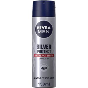 اسپری دئودورانت Nivea Silver Protect با حجم 150 میلی‌لیتر